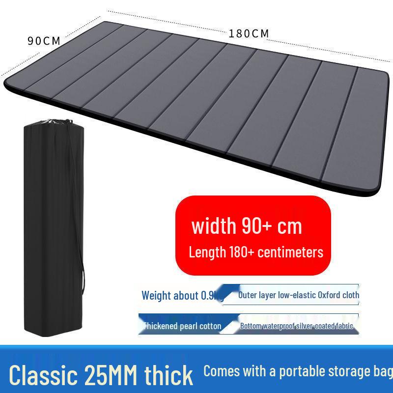 Thickened Waterproof Folding Sleeping Pad: Moisture-Proof Yoga and Nap Mat for Camping and Office Use