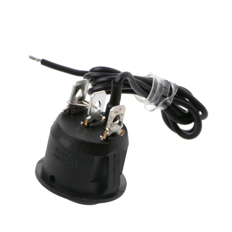 Car Interior Seat Heating Switch 3-Pin Circular Heating Rocker Arm Off Control Universal Replacement Part