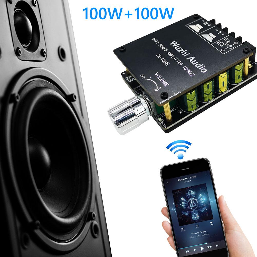 ZK-1002L Audio Speaker Power Amplifier Board Stereo Bluetooth-compatible 5.0 Amp