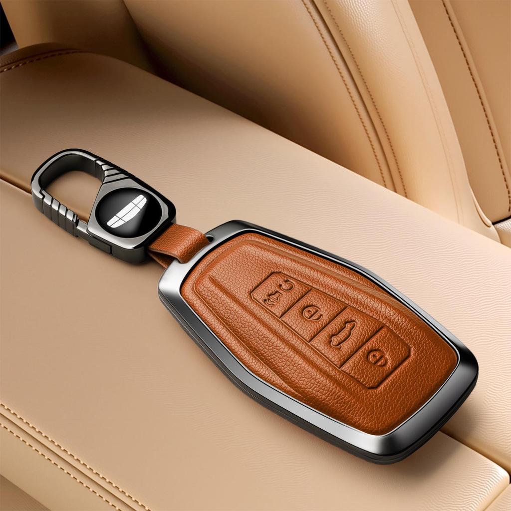 Key Covers for 2021 Geely Boyue PRO & 2020 Xingyue - Unisex Car Key Cases/Clasps