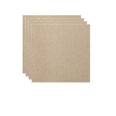 10 Pièces Auto-Adhésives 30×30CM Peler et Coller Tapis Décoration Intérieure Dalles de Moquette Minimaliste Résistant aux Rayures d'Animaux DIY