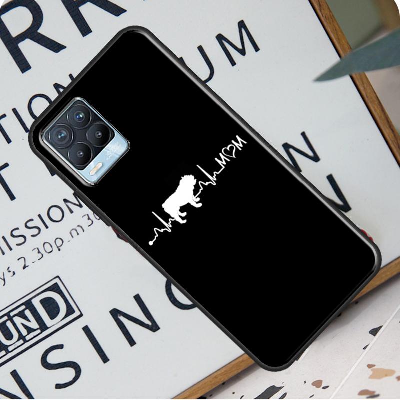 English Bulldog Heartbeat For OnePlus 9 Pro 8T 9R Nord 2 Phone Case For Realme 6 7 8 Pro 8i GT Master GT Neo 2 C21