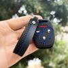 Key Fob Case Keychain For Honda Civic 4D Jazz Gr8 CR-V SRV FRV Fit CSX Chord 7 Accord Emblem Extra Screw Silicone Protection