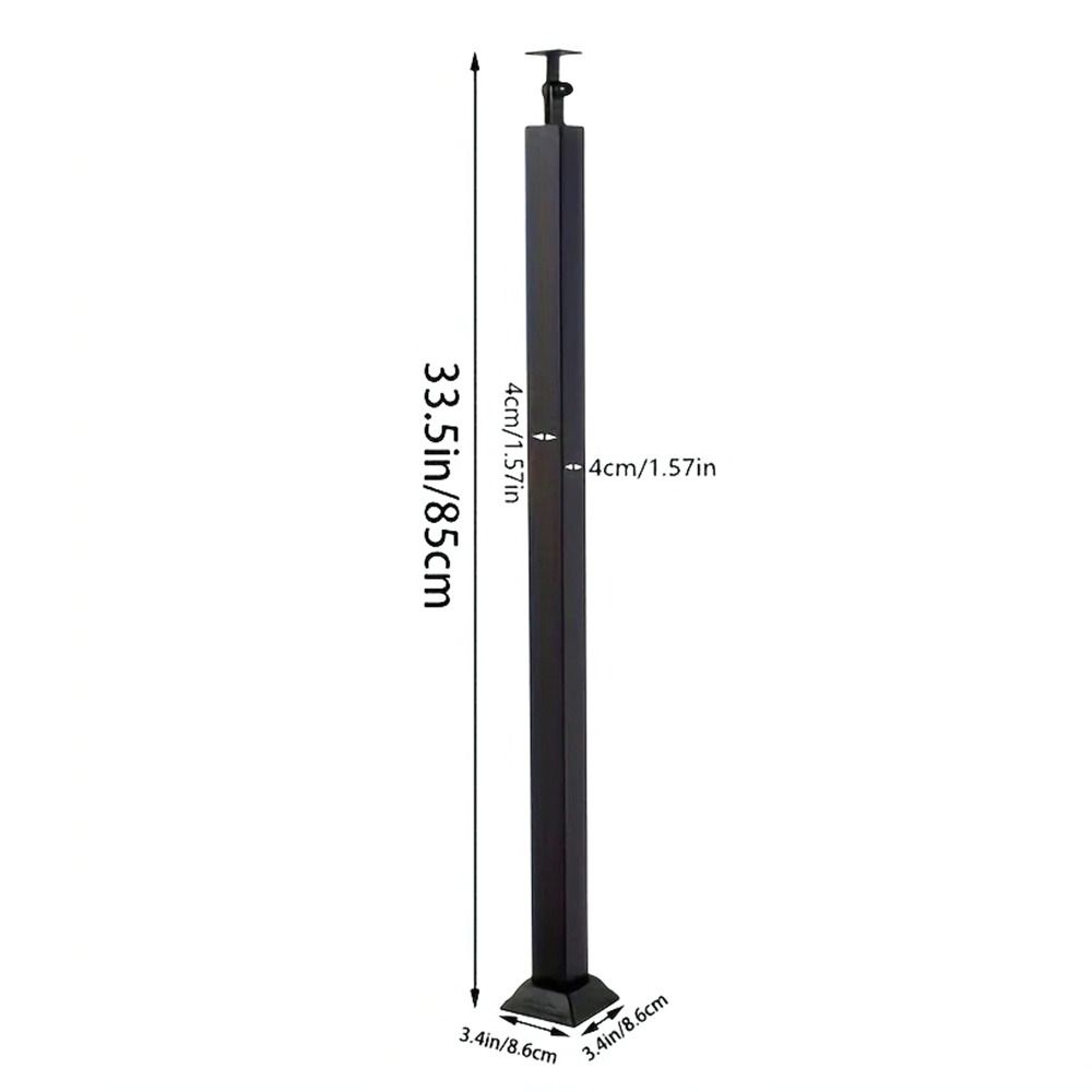 1Pcs Simple Stair Handrail Guardrail Modern Style Balcony Fence Metal Baluster  Home Safety Barrier