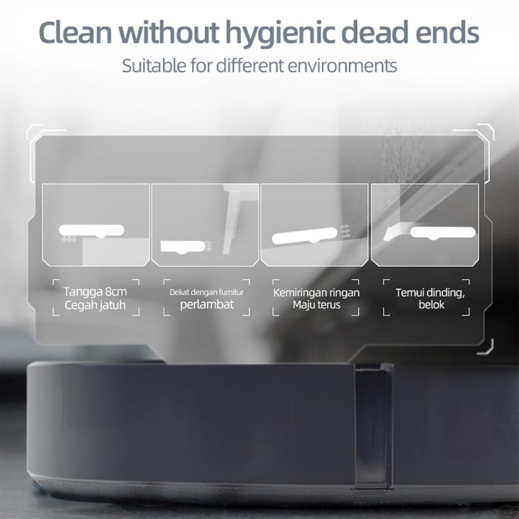 3-in-1 Intelligent Vacuum and Mop Robot with High Suction Power and Spray Function Vacuum Robot