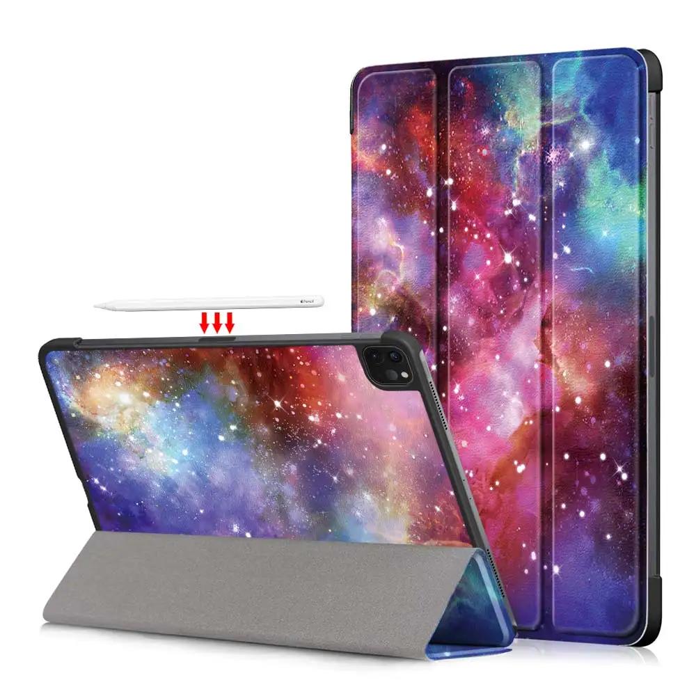 IPad Air 11 Air 13 2024 Kapak M2 Manyetik Katlanır PU Deri Sert Arka Kapak iPad Pro 11 13 2024 Tablet Kılıfı
