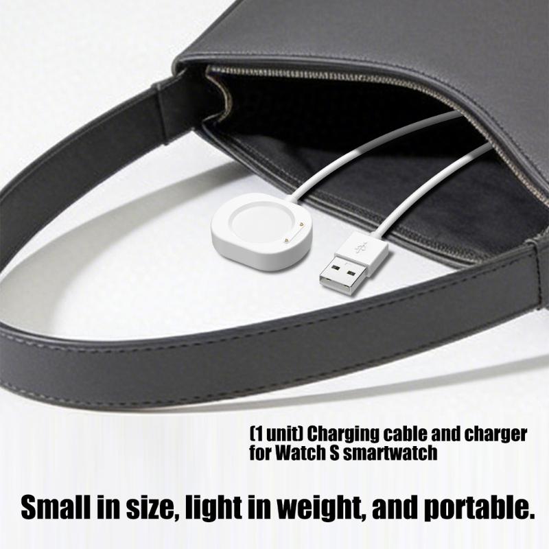 Portable Charging Cable for Smartwatch PVC Construction Universal Fit Rapid Charging Capability Includes Safety Features