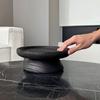 Solid Wood Artistic Tray Vintage Floor-Standing Aromatherapy Ornament Chinese Zen Aesthetic Wooden Craft