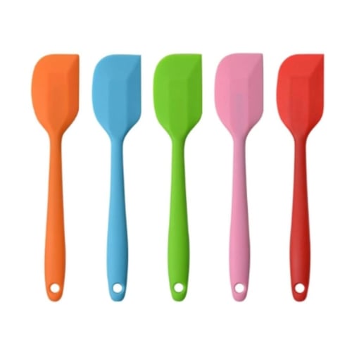 Farigrut Silicone Spatula, Heat-Resistant, Non-Slip, Baking Tools, Baking Utensils, Kitchen Tools, Baking Tools, Turner, Cooking Utensils, 2-Piece Sil