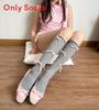 Summer Girl Mesh Striped Bow Ankle Socks With Breathable Fabric For Casual Wear