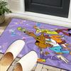 Scoo-dog Mystery Night Office Rug Chair Mat, Game Carpet, Suitable for Front Door, Bedroom, Living Room, Desk, Holiday Gift