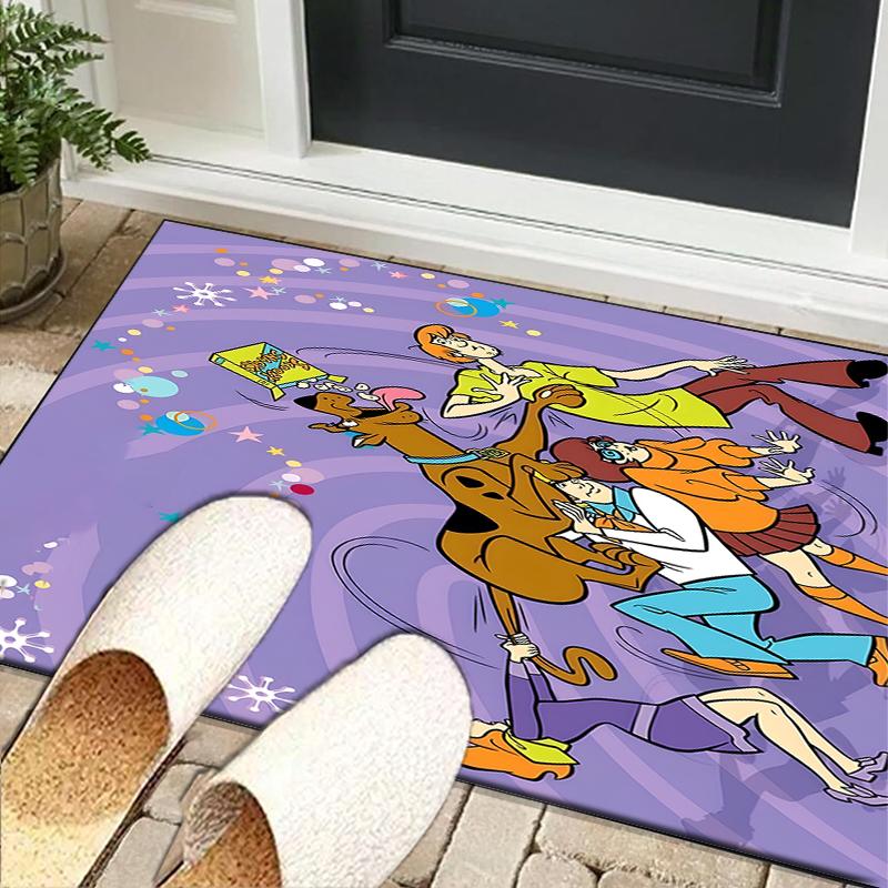 Scoo-dog Mystery Night Office Rug Chair Mat, Game Carpet, Suitable for Front Door, Bedroom, Living Room, Desk, Holiday Gift