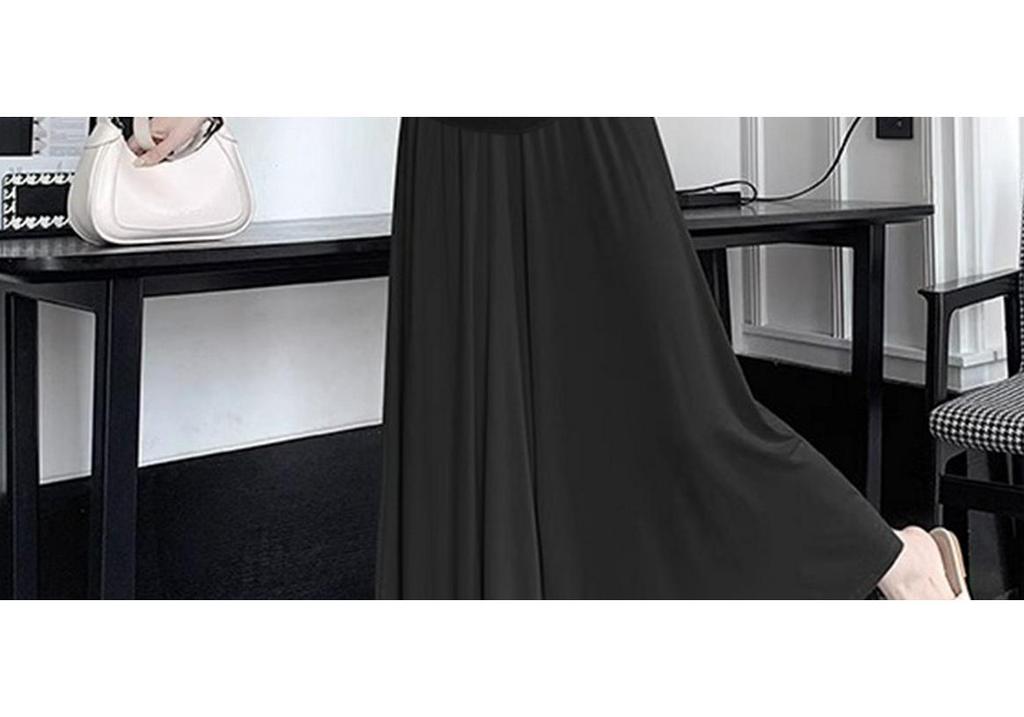 Versatile Summer Maternity Wide-Leg Pants Skirt - Casual, Slimming, and Loose Fit