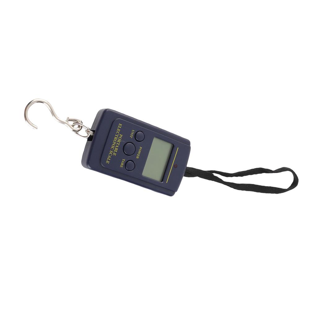 Large LCD Display Electronic Suspension Scale, 40Kg/10g Capacity Portable with Hook for Luggage