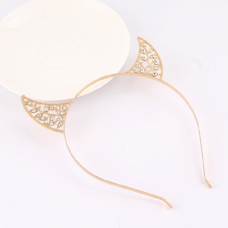 Openwork Devil Horn Costume Headband with Metal Look Frame for Cosplay Party Outfits, Photos, and Styling Dressingup
