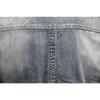 High End Men's Denim Jacket Casual Retro Big Size Stand Collar Zipper Biker Motorcycle Coat