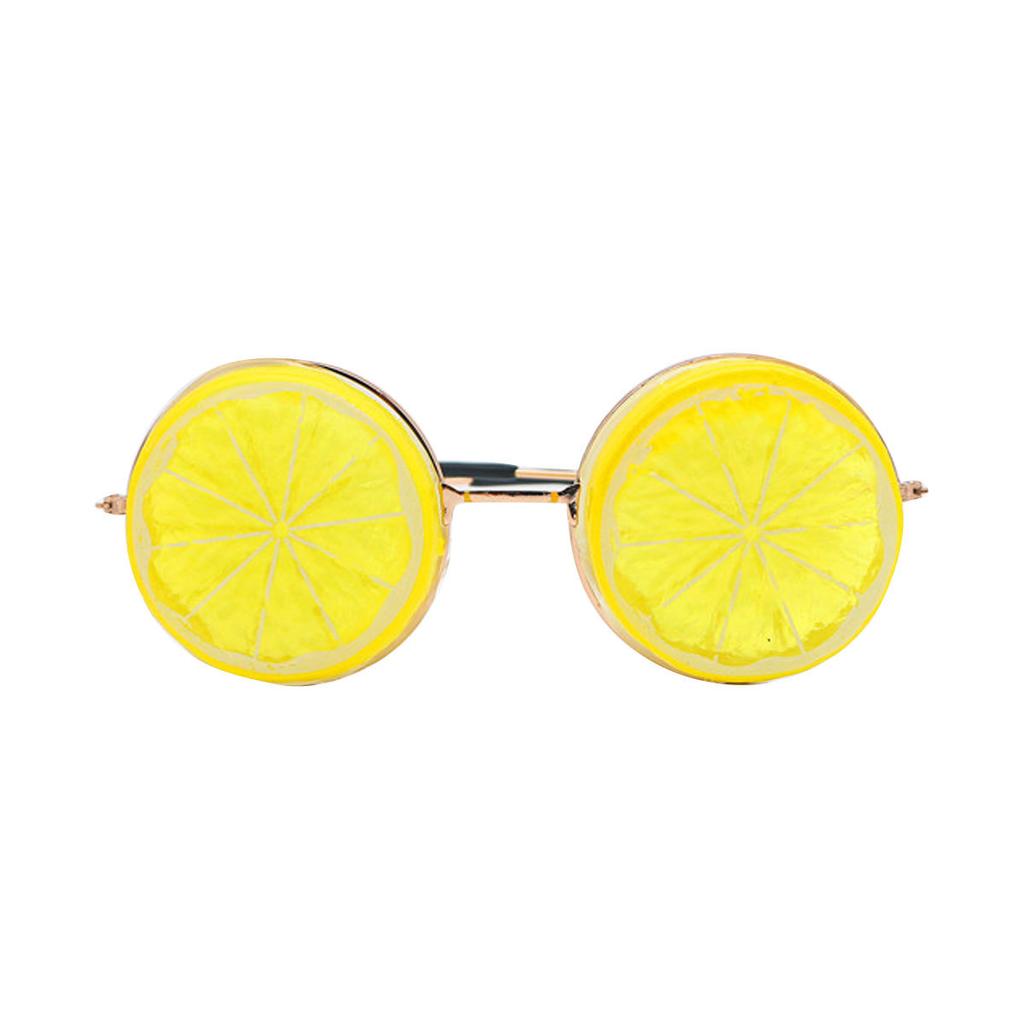 Creative DIY Funny Glasses Lemon Shaped Picture Frame Photography Props Party Graduation Wedding Bride Photo Props Decoration