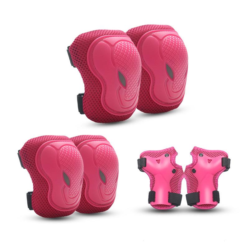 Children's Roller Skating Protective Gear, Riding Helmet Set, Balance Bike, Bicycle Skateboard, Skating Sports Knee Pads