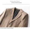 2024 Men's Slim Fit Plaid Jacket Suit - Korean Style, Casual Spring/Autumnwear