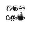 Metal Coffee Wall Art Decor, Rustic Hanging Craft for Kitchen, 1 Piece