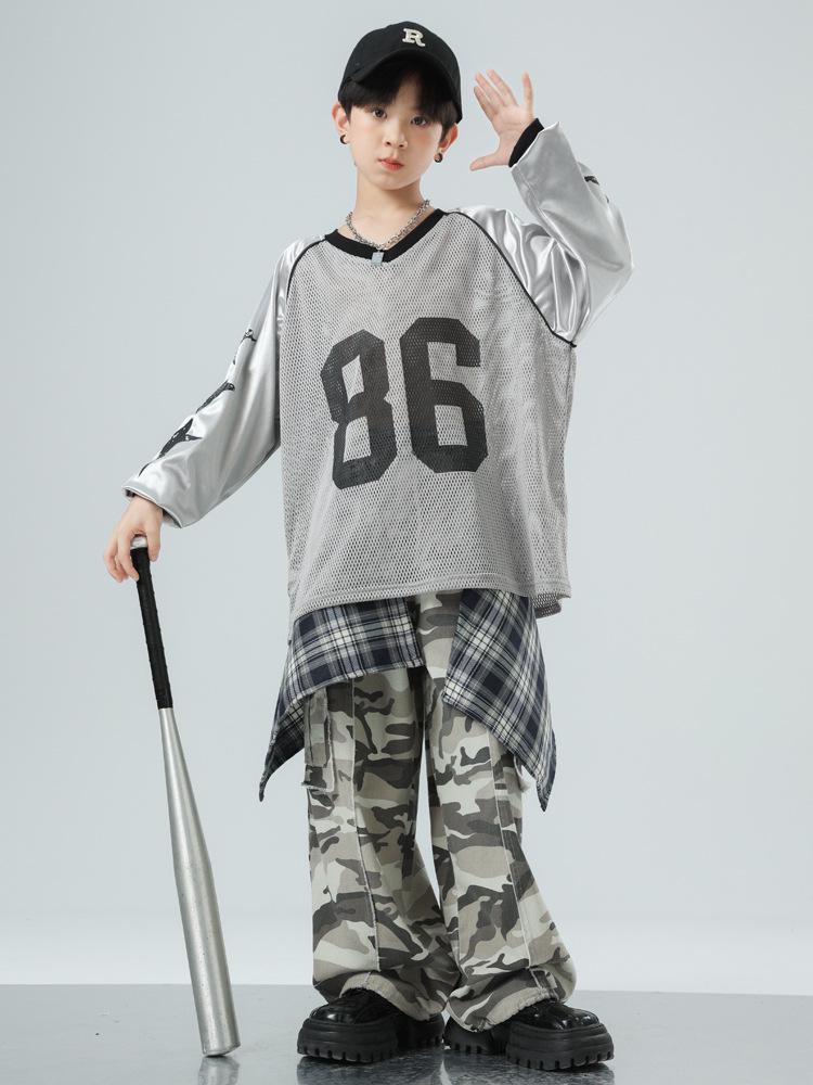 Hip Hopové tanečné oblečenie pre deti - Trendy Streetwear dresy pre chlapcov a dievčatá