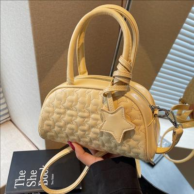Contrast Color Hand Bag Women's New Fashion Versatile Bag Casual Shoulder Messenger Bag