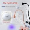 Foot Pedal Switch UV LED Nail Lamp Clip-On Gel Polish Curing Lamp Nail Drying Light  Nail Salon
