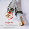 Explosion-Proof PVC Shower Hose - High-Pressure Rain Nozzle & Water Heater Connection (4 Points)