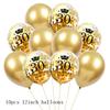 Black Gold 30 40 50 60 Years Birthday Party Confetti Balloon 30th 50th Birthday Party Decorations Adult Party Ballon Air Globos