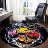1PC Power Rangers Office Round Rug, Non-slip, Soft and Durable Office Rug for Interior Decoration, Perfect for Office yy250915001