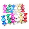 6pcs/bag Candy Shape Christmas Ornament Colorful Mini Gift Box Christmas Tree Pendant New Year Ornaments Decorations