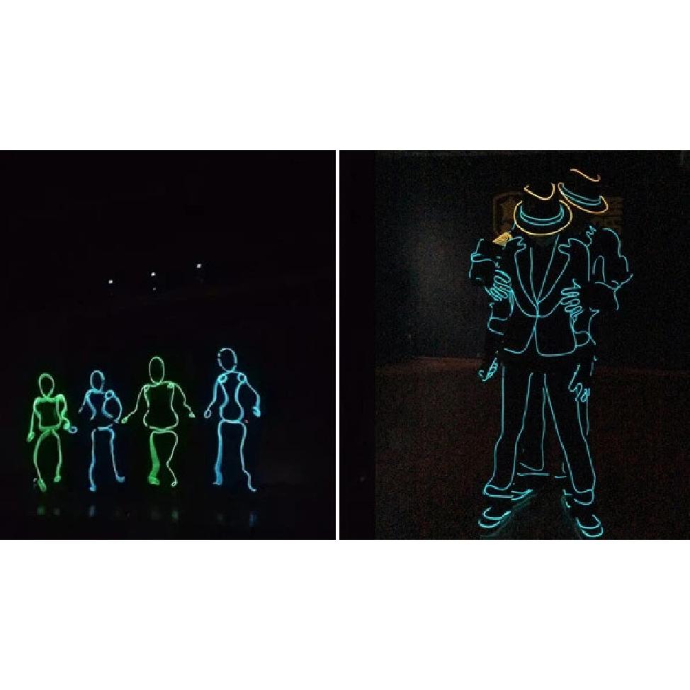 DIY 1/3/5M EL Wire Neon Light Car Interior LED Ambient Light Strip Dance Party Neon Flexible Cable Luminous Decorative Lamp