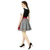 Traditional Oktoberfest Dress for Women Bavarian Beer Festival Costume with Apron Lace-Up Bodice and Puff Sleeves