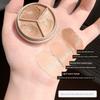 Three-Color Concealer to Cover Tattoos, Spots, Acne Marks, Facial Contouring, Dark Circles, Dull Skin, and Brighten Skin Tone