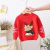 Mecoyas Knitted Crew Neck Long for Fall and Boys and Cold Weather Junior Christmas and New Gift Santa Kids' Sweater, Sleeve, Winter, Girls,