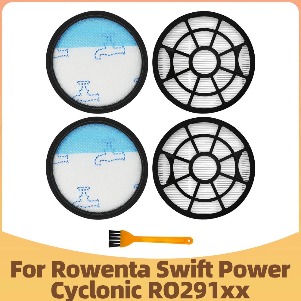 Hepa Filter Compatible For Rowenta Swift Power Cyclonic RO2910 RO2913 RO2915 RO2932 RO2933 RO2957 RO2981 ZR904301 / Tefal TW2947