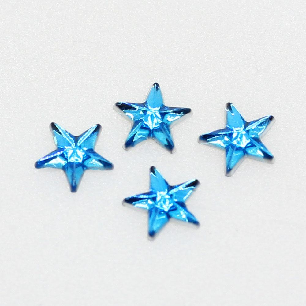 5mm Acrylic Stars Rhinestones Decoration Crafts Cabochon Scrapbooking Embellishments Flatback Nail Art Garment Beads DIY