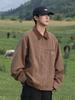 2025 Japanese Retro Lapel Workwear Jacket: Versatile Cityboy Streetwear for Men & Women