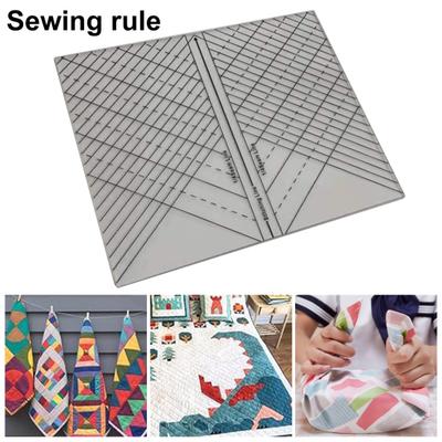 Acrylic Quilting Straight Ruler 1/4-Inch Seam Line Stitching Line Diagonal Line DIY Sewing Craft Projects Ruler Template Sewing Enthusiasts Gift