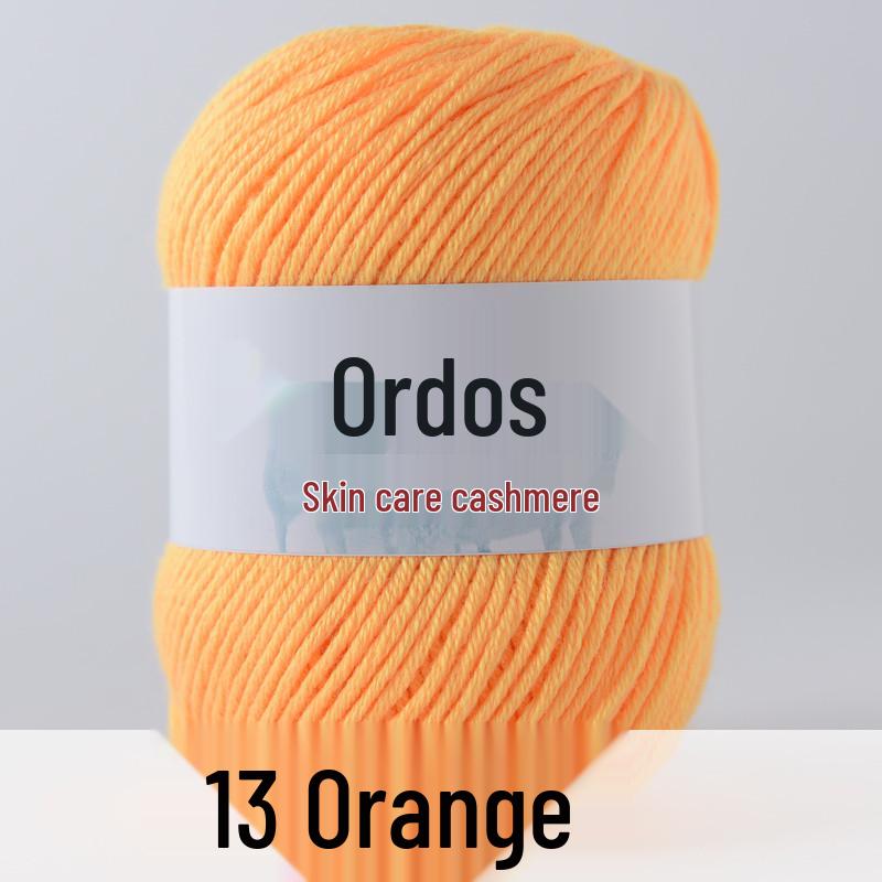 Genuine Baby Cashmere Yarn: Hand-Knitted Scarf for Infants & Toddlers, Medium Thick Milk Cotton for Crochet.