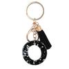 Lightweight Keychain Pendant, Sequins Star Letter A-Z Charm with Tassel, Gift Alphabet Initial Metal Keyring for Handbag Backpack Bag
