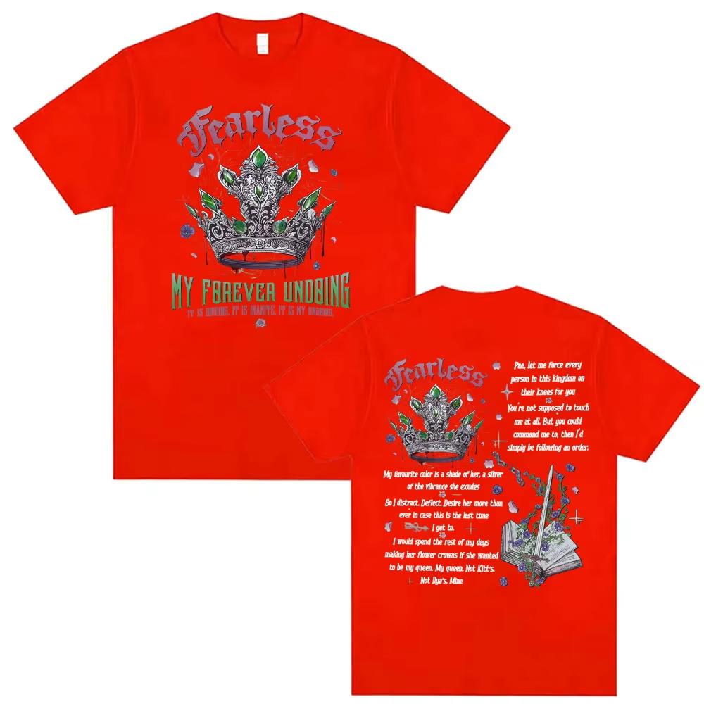 Lauren Roberts romantic novel Powerless 100Cotton Kai Azer graphics Tshirt Unisex Fashion Oversized Casual Short Sleeve shirt