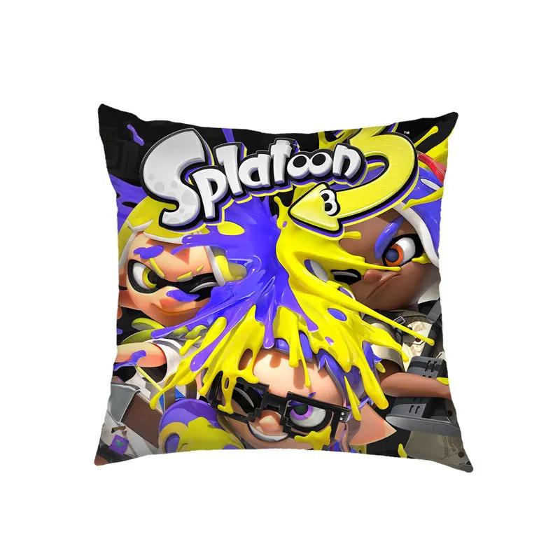 

Splatoon Pillow Case 45x45cm Pillow Case Cushion Cover Pillow Cover Decorative Car Pillowcase Decor No Pillow
