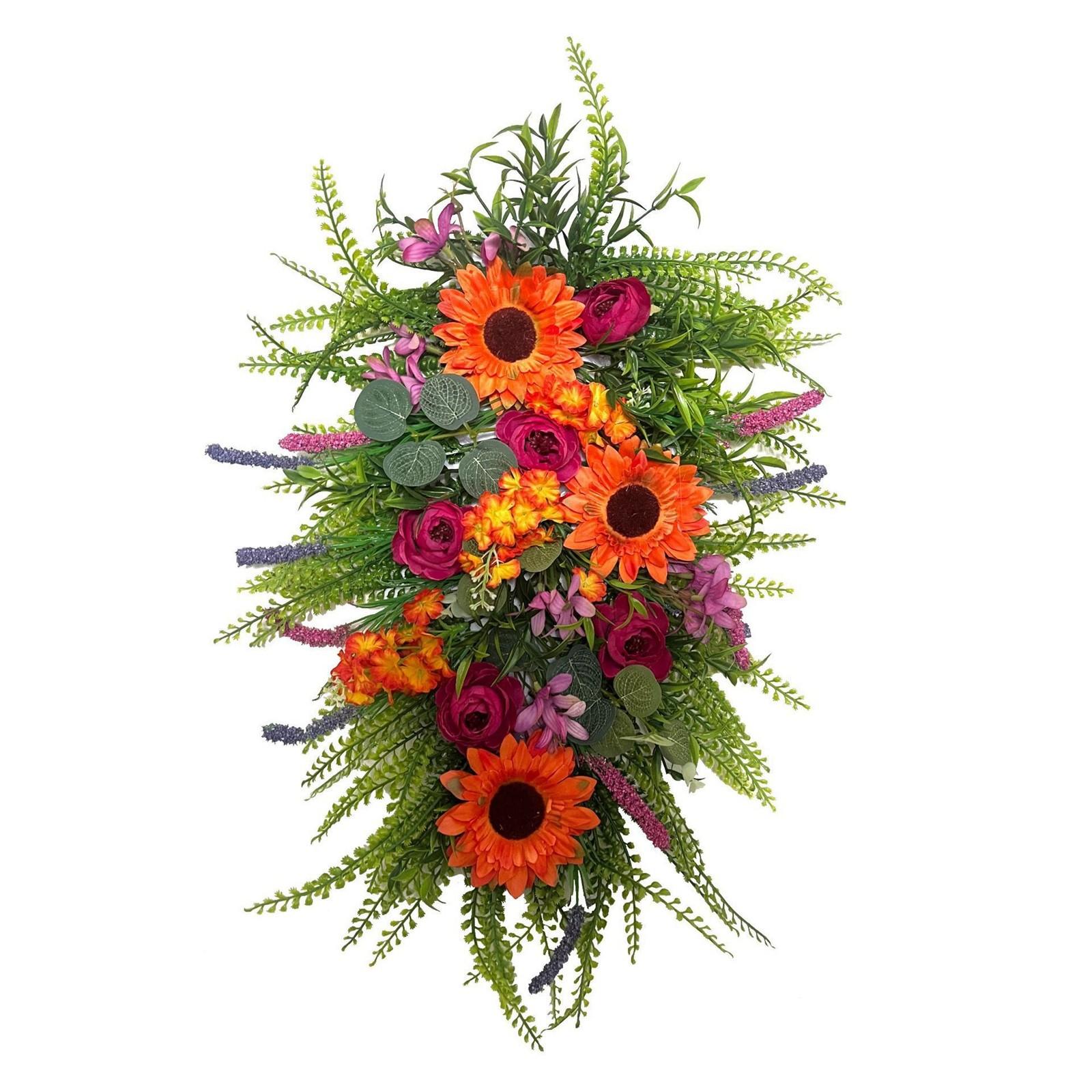 

Outdoor Front Door Wreath Artificial Wreath Farm Welcome Front Door Wreath зелений