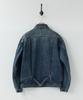 Roughside Trucker Denim Jacket Used Blue