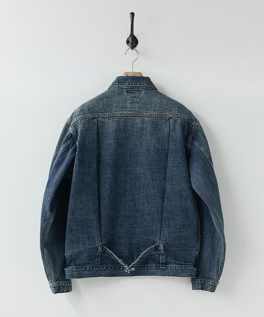 Roughside Trucker Denim Jacket Used Blue