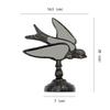 Vintage Forest Decorative Mirrors Dragonfly Swallow Wall Hanging Wall Decoration Light Luxury Home Decoration European Style New