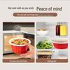 Hundan Disposable Wheat Straw Takeout Bowls with Lids