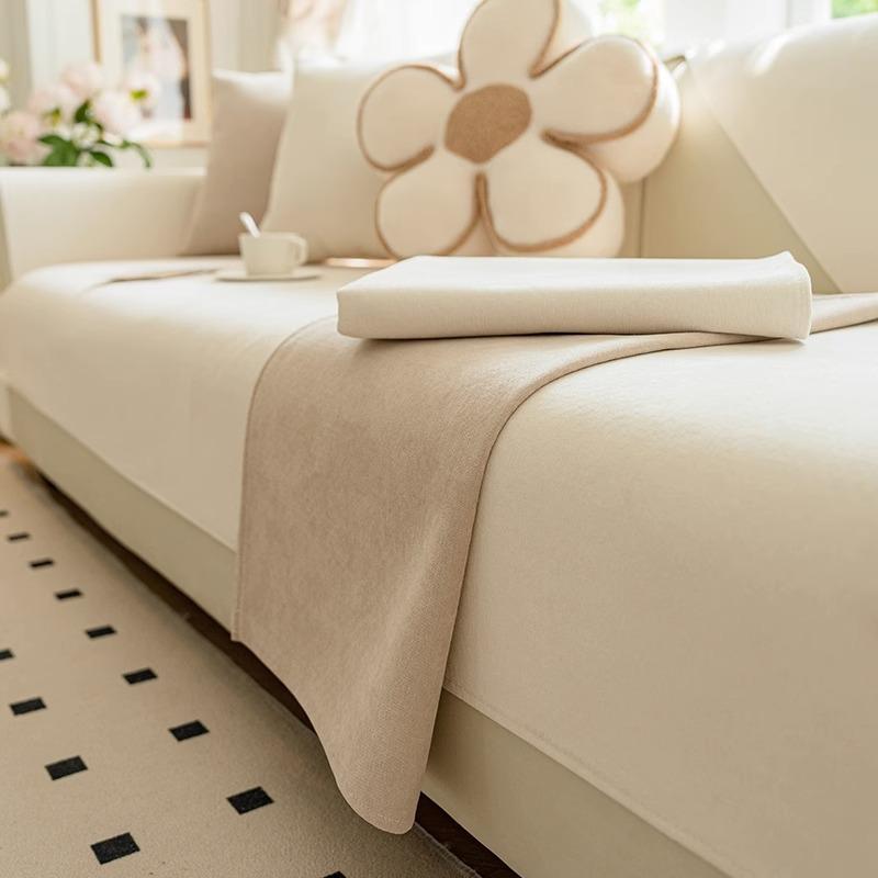 

Chenier Sofa Cushion New High-End Seat Cushion Simple Modern Non-Slip Sofa Cover Cover Cloth Backrest Towel 70*70cm