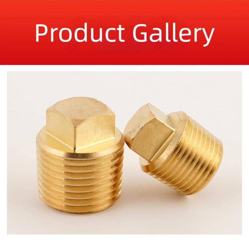 Marine Drain Replacement Part 1/2 in Pipe Thread Male Fitting, Metal 2 Pack with Wrench Flat Base for Water Tanks, Roller Openings, and Service Work